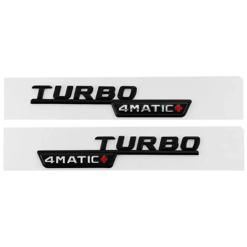 Hot 2025 3D ABS Car Fender Badge For Mercedes BENZ CLA45 GLA45 X156 A45 C117 X247 GLE53 Turbo AMG 4MATIC Emblem Logo Sticker Acc