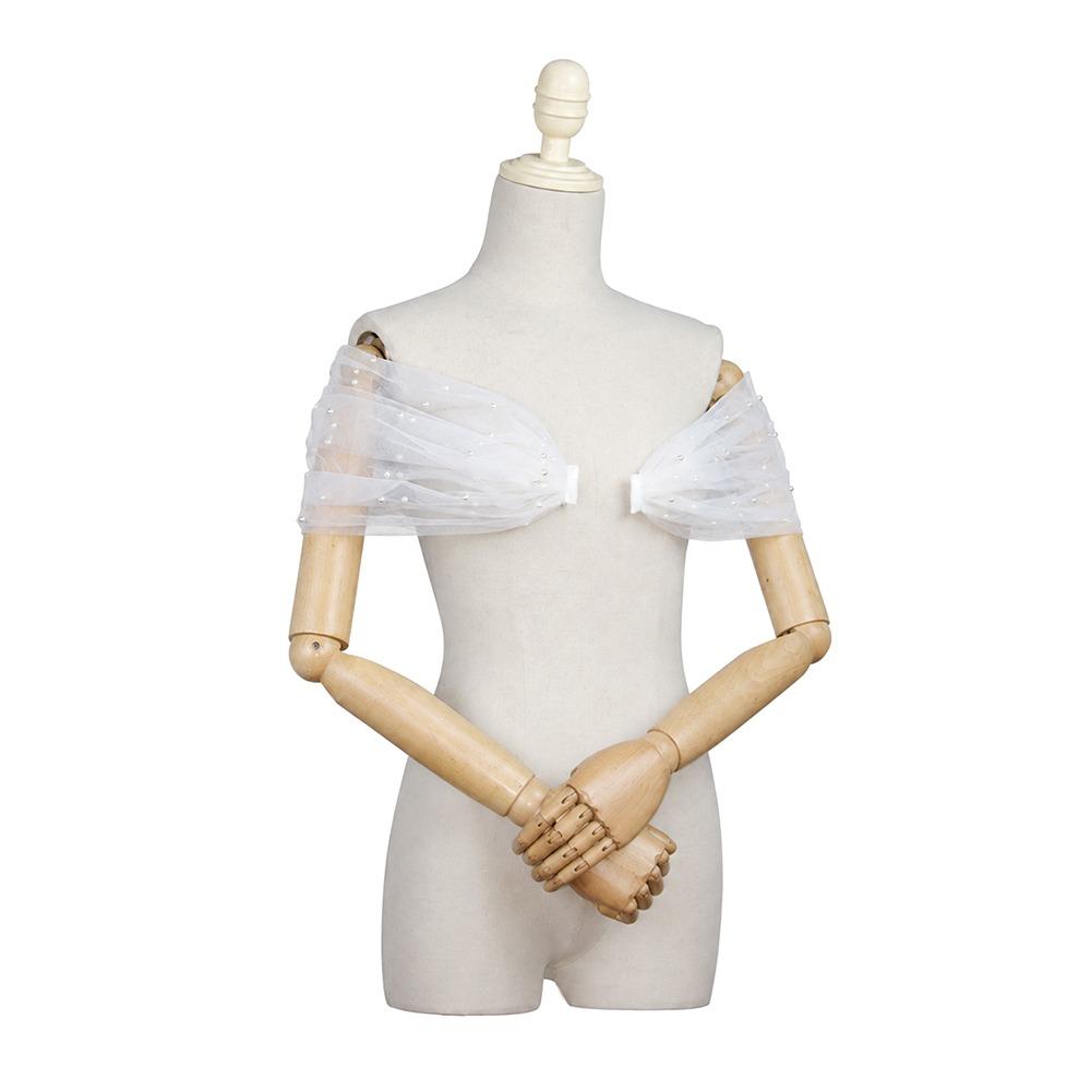 Elegant Detachable Sleeves Tulle Arm Covers Accessories Romantic Bridal Sleeves Bridal Party