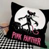 1Pc Pink Panther Pillow Case Square Pillow Bedroom Sofa Leisure Comfort Cushion Car Living Room Home Decoration