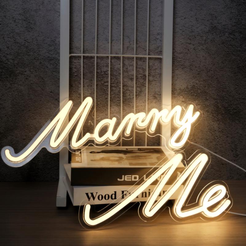 Better Together Neon Wedding Confession Light - Flexible Luminous Letters for Party Atmosphere