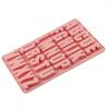 26-Letter Alphabet Silicone Mold, Non-Stick Baking Pan for Chocolate, Candy, Ice Cubes, Cake Decoration, Food Grade