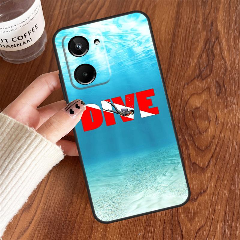 

Diver Down Scuba For Realme 15 14 11 12 13 Pro Plus C35 C71 C75 C65 C55 C63 C61 C53 C51 C67 GT6 GT7 Pro Case Realme 12 Pro