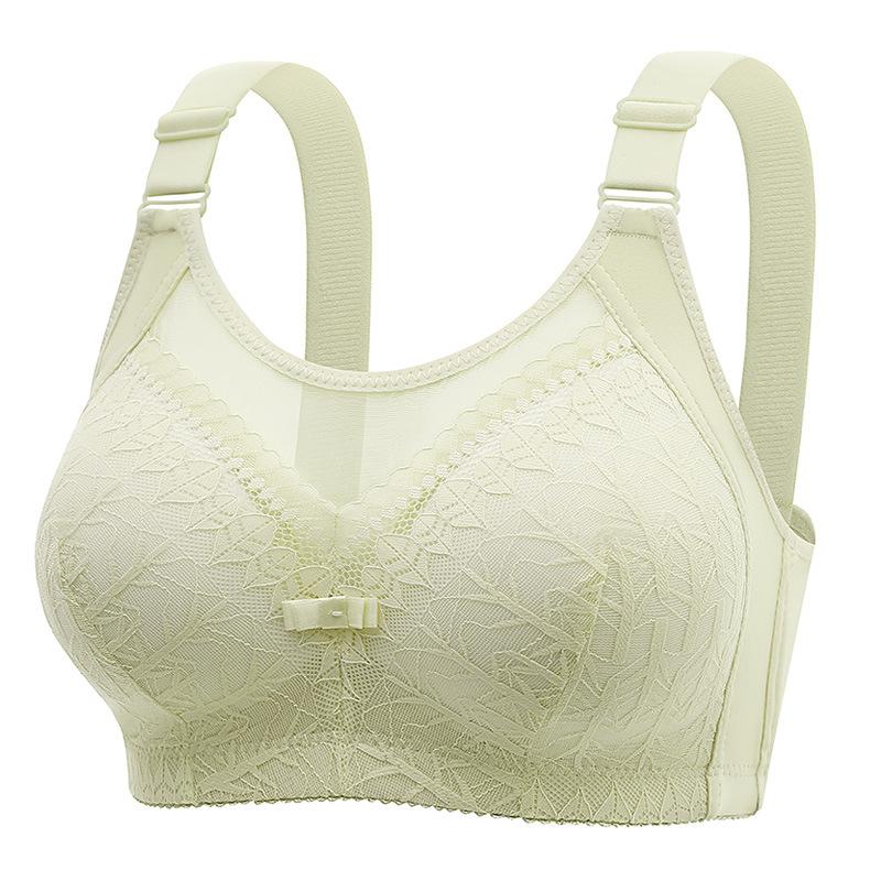 

Large Size Without Steel Ring, Beautiful Back and Strapless Bra, Comfortable, Breathable, Sexy, Lace Side Adjustable Bra 36/80 зелёный