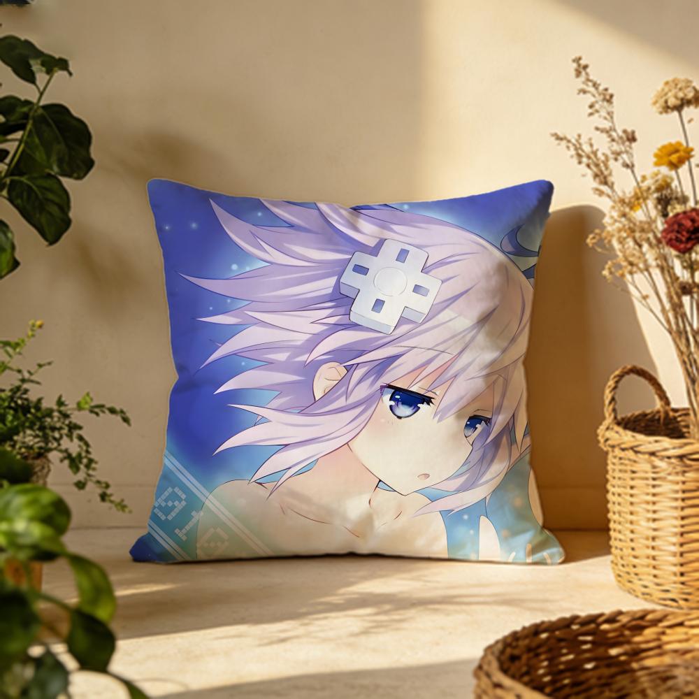 

Hot HHyperdimension Neptunied Cushion Cover Versatile DoubleSided Pillow Case Fit for Sofa Bed Car Daily Decor 30X30cm