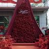 Rose Waterfall Wall - Wedding Scene Decor with Artificial Rose Flowers