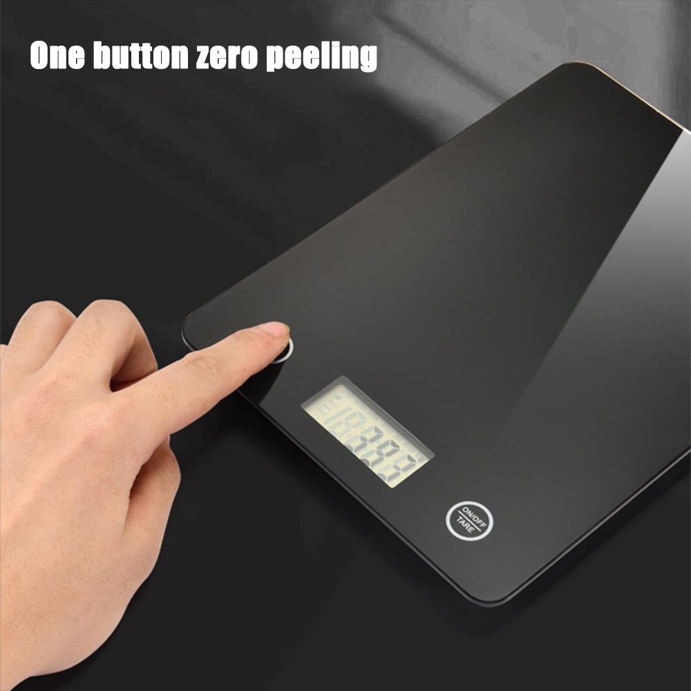 Kitchen Baking Electronic Scale Household Waterproof Touch Screen Digital Food Scale With Lcd Display