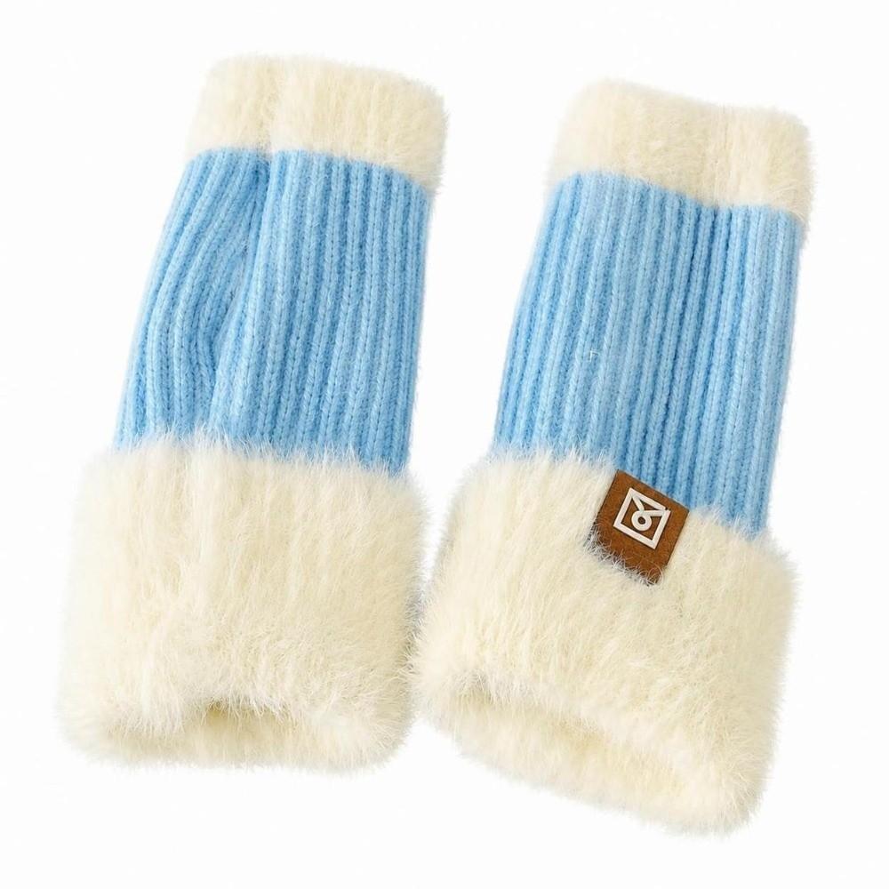 1pair Plush Women's Winter Gloves Touchscreen Thermal Gloves New Handwear Outdoor Cycling