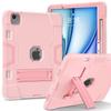 iPad 10th Gen 2022 Silicone Case with Stand, Drop-proof, Color Block Design, Full Coverage for iPad A16 11th Gen