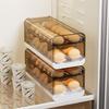 Automatic Rolling Egg Rack Holder Storage Box Refrigerator Egg Organizer Dispenser