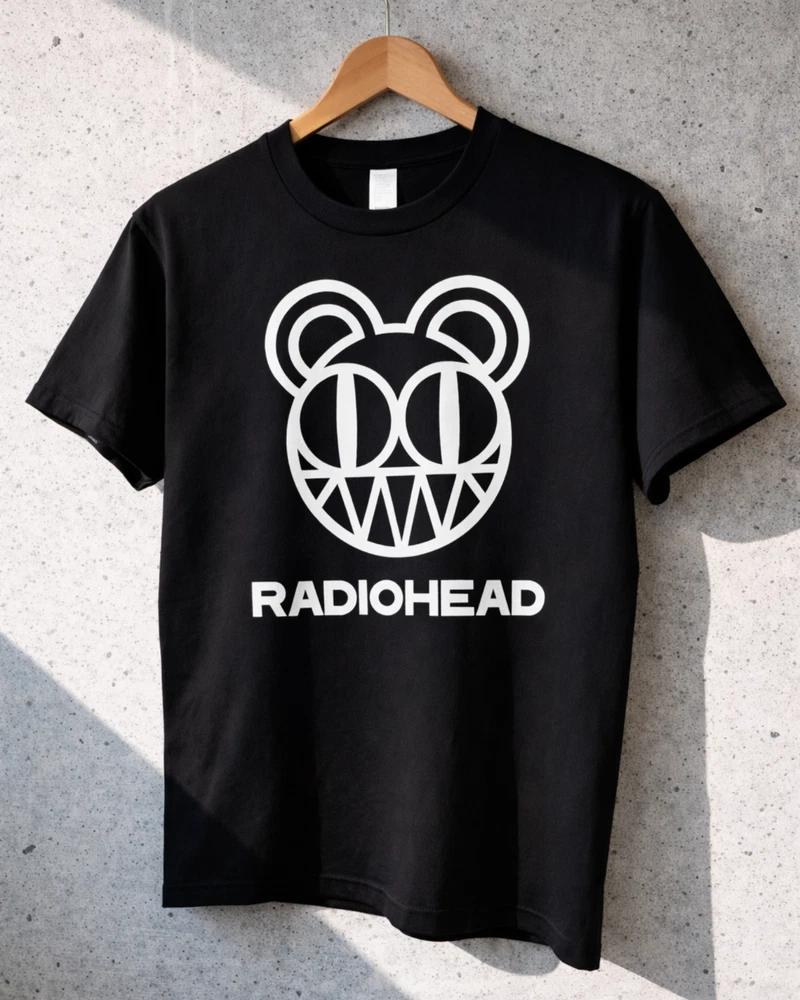 Radiohead Inspired TShirt Logo Rock Band Tee Unisex Kids Adults 2XL
