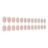 Short Press-On Nails French Tip Star Moon Design Acrylic Nail Tips Women Sweet Style Wearable Art