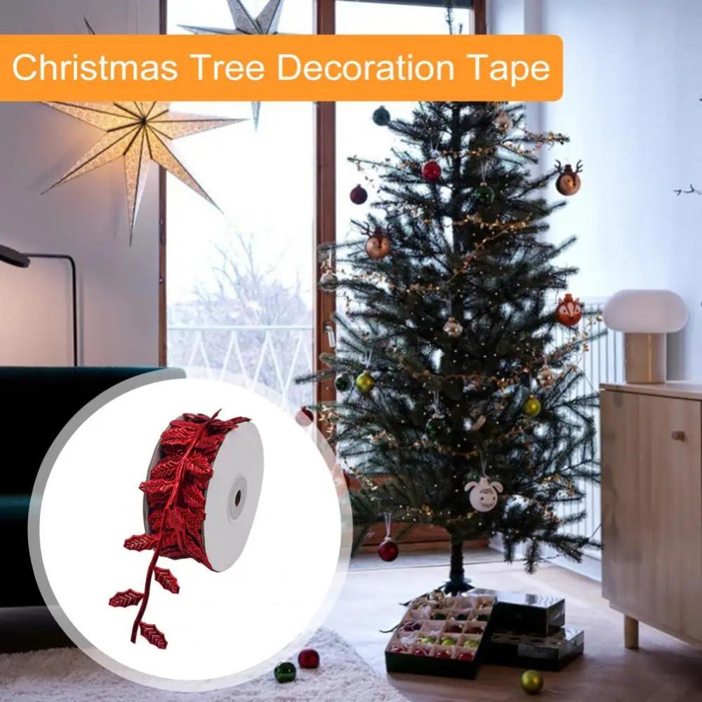 10M Length Maple Leaf Ribbon Multi Color Leaf Trim DIY Accessory Foliage Ribbon Gift Wrapping