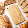Fresh Wooden Handle Bread Bowknife With Cutting Board Set Stainless Steel Slicer Bowsaw Baking Tools Bakingtools B