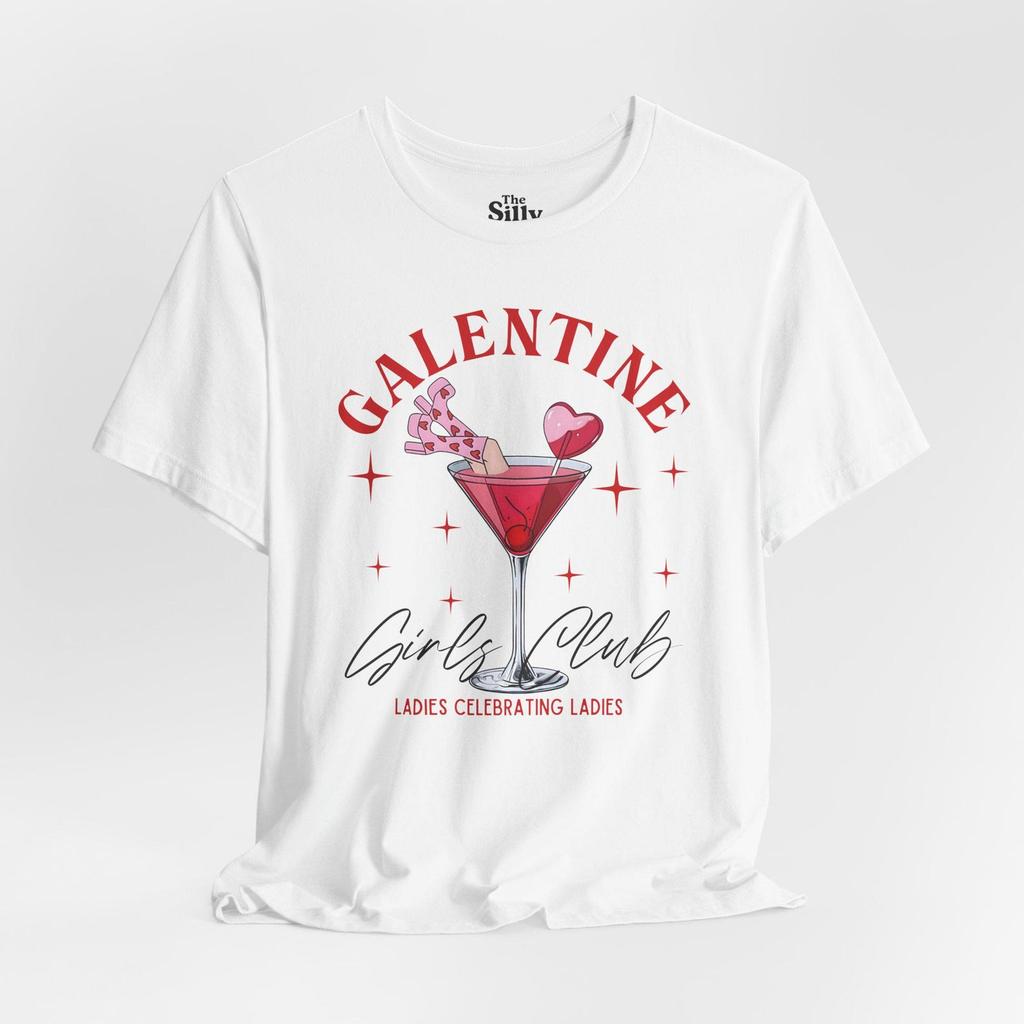 Galentine Meisjesclub Shirt, Dames Vieren Dames, Galentines Dag Cadeau voor Beste Vriendin, Meisjes Avondje Uit T-shirt, Grappige T-shirts