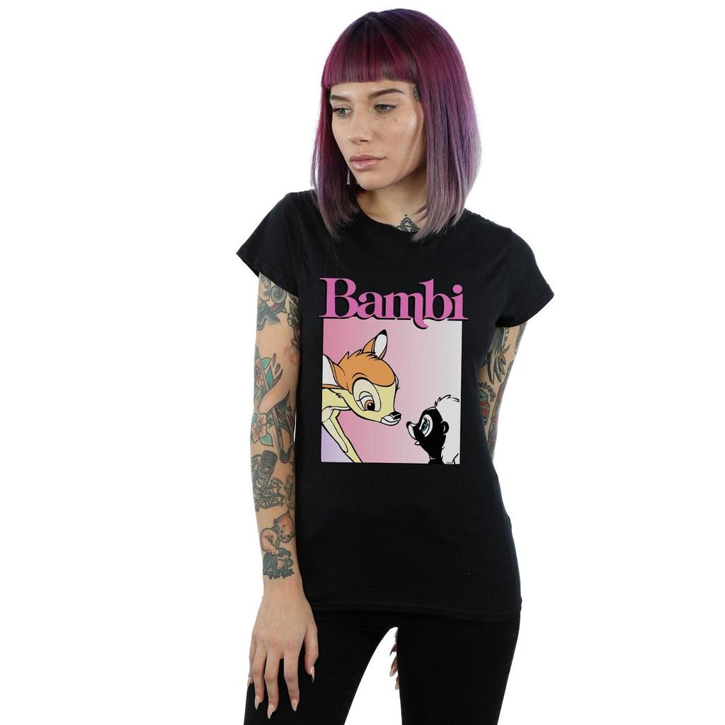 Disney Womens/Ladies Bambi Nice To Meet You Cotton T-Shirt