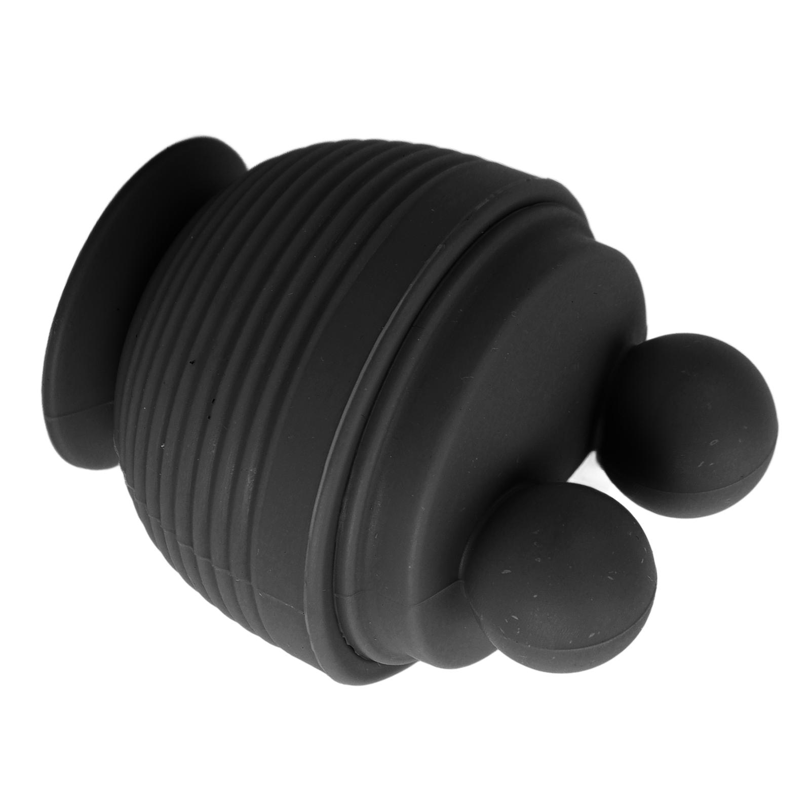 

Универсальная заглушка для ванны с присоской, двойной шариковый зажим, спиральная силиконовая заглушка для ванны чёрный