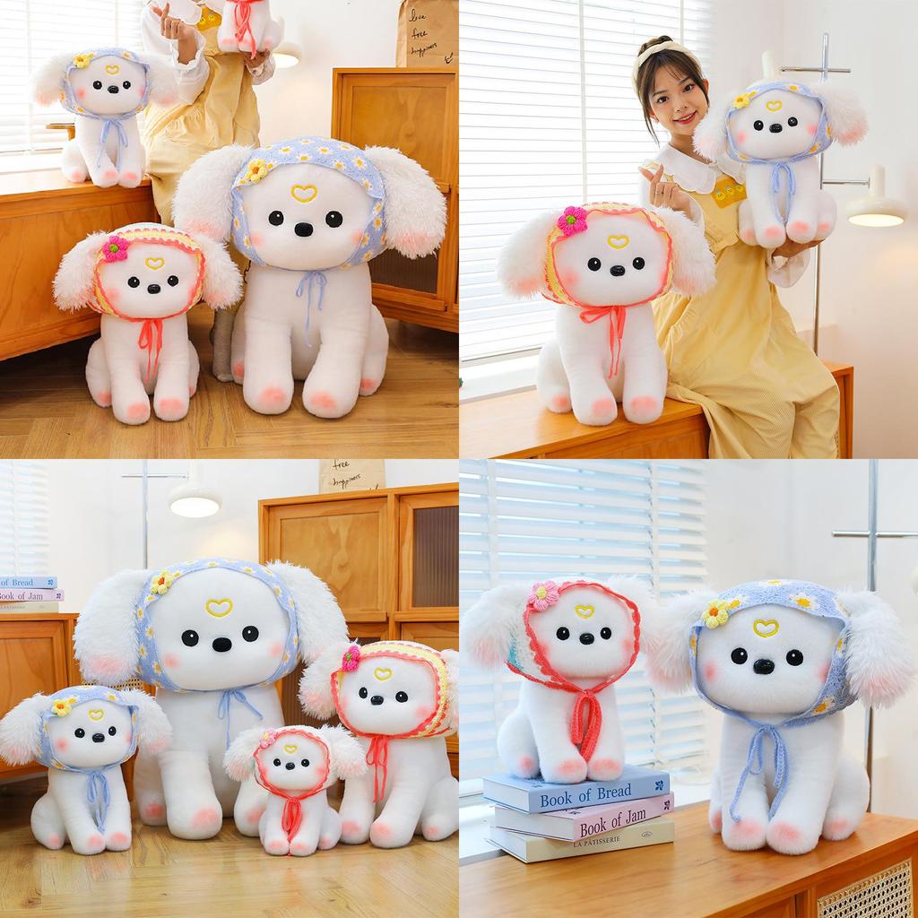 Whimsical Soft Plush Dog With Floppy Ears Available In Multiple Sizes For Perfect Cuddly Companion