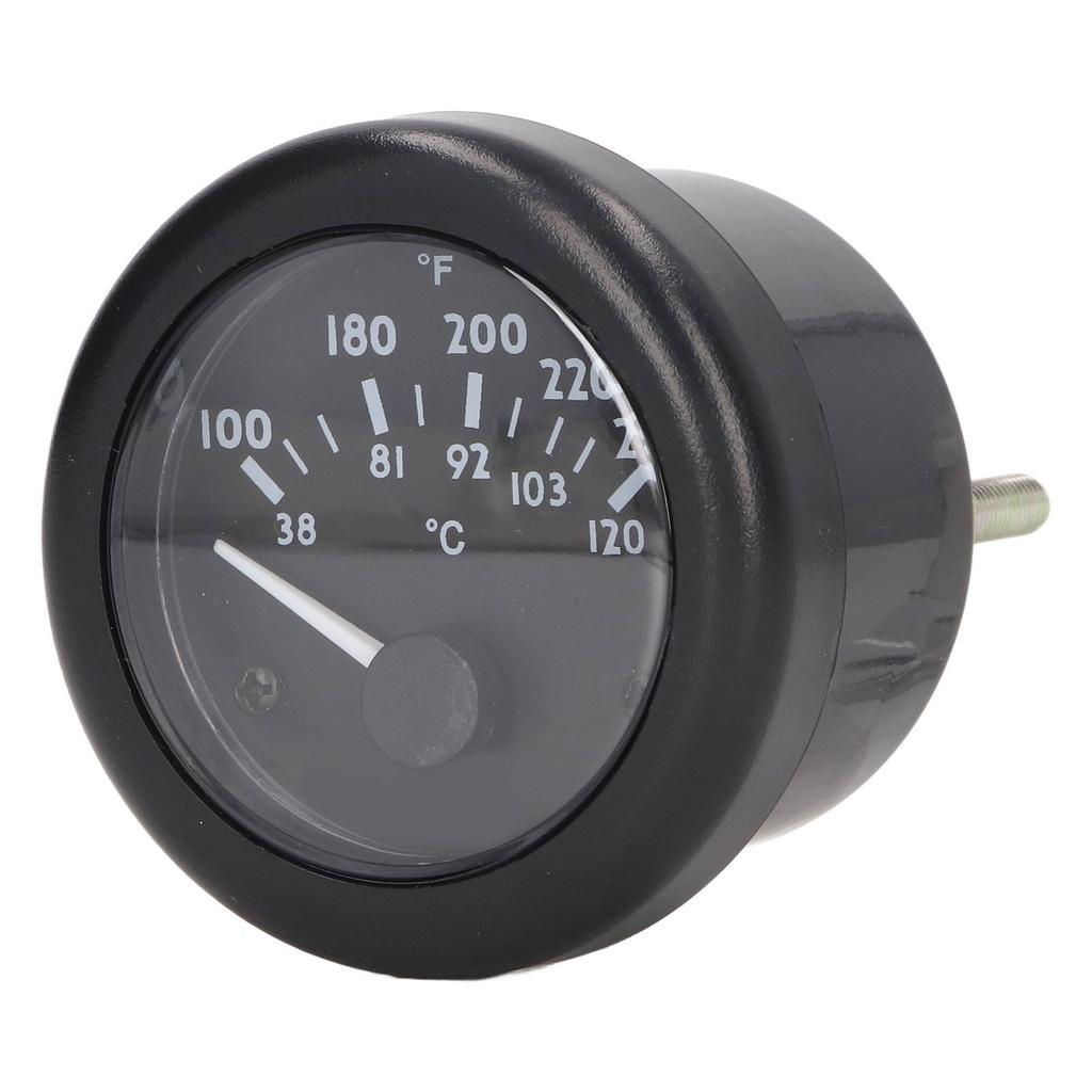 Engine Water Temperature Gauge 2in Wide Range High Accuracy Front Waterproof Diesel Generator Water Temp Meter 24V