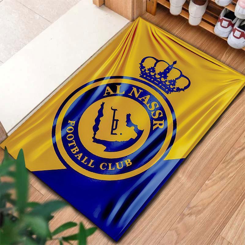 Al-Nassr FC Carpet Rug for Living Room Bedroom Home Sofa Decoration,Kids play Non-slip Floor Mat