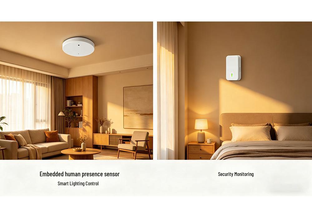 Zigbee/WiFi Ceiling-Mounted Millimeter Wave Radar Sensor for Smart Home Integration
