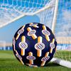 Montpellier Herault Sc Crest Soccer Ball Size 5 Soccer Ball, Machine-stitched, Soft and Comfortable, Suitable for Training and Matches Fan Gift