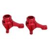 Aluminum Alloy Front Knuckle Arms Steering Cup for Tamiya TT02 110 RC Car Upgrade PartsRed