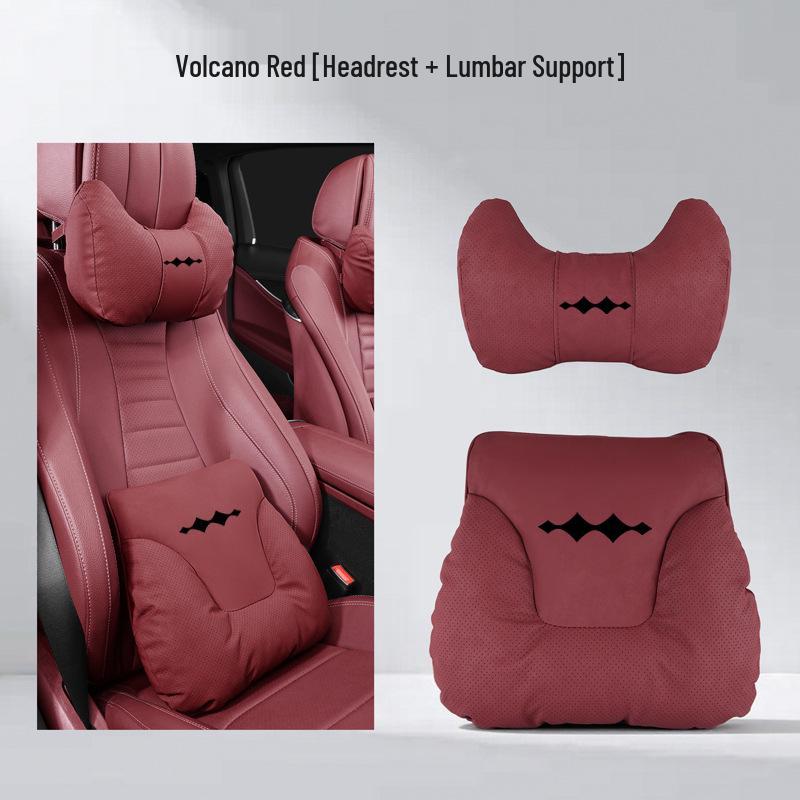 Car Headrest & Lumbar Support Pillow for BYD Fang Bao Bao 5/8 & Tai 3/7