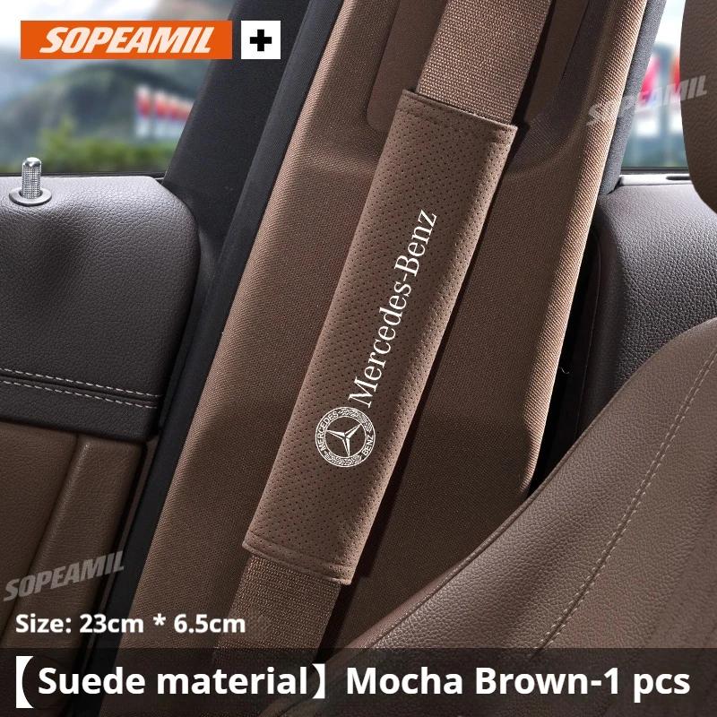 For Mercedes Benz A B C E S Class AMG GLA GLB GLC GLE CLA CLS SLC GLS CLB GLK SLK Vito A45 C43 Car Seat Belt Shoulder Guard Pad WGV9