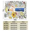 Flower Harry-art Blanket Soft Warm Flannel Throw Blanket Cover for Bed Living Room Picnic Travel Home Couch