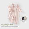 Autumn 2025 Newborn Embroidered Collar Bodysuit for Spring Outings