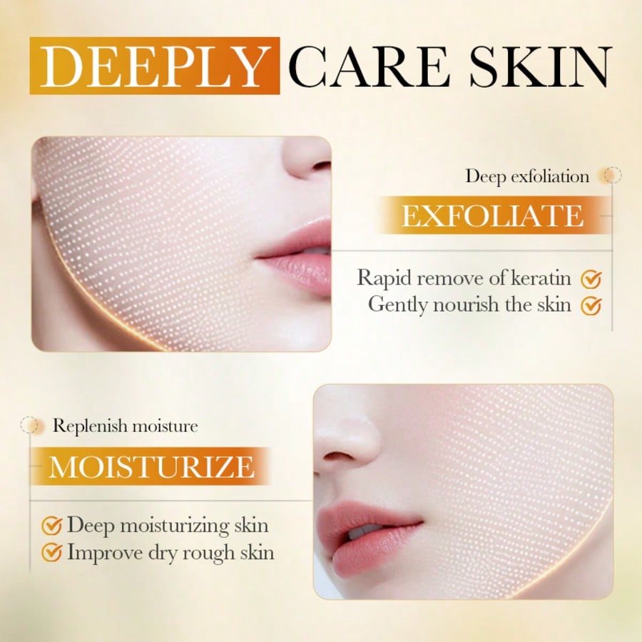 1pc Rice Facial Serum, Gentle Exfoliating Face Essence For Dead Skin Care, Hydrating And Moisturizin