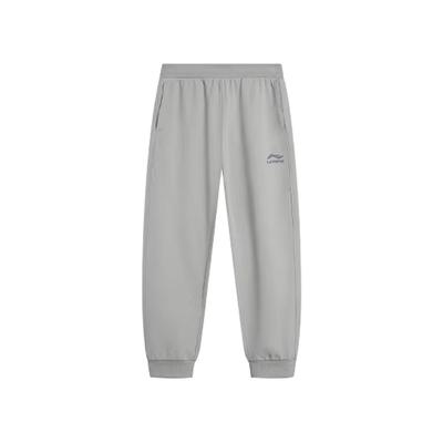 Li Ning Knitted Sweatpants Unisex Gray Moderate Sweatpants ASCT164-1