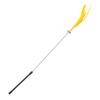 Cat Teasing Toy Interactive Tail Grass Dog Sage Feather Long Pole Cat Teasing Stick Bite Resistant Cat Sound Toy Pet Supplies