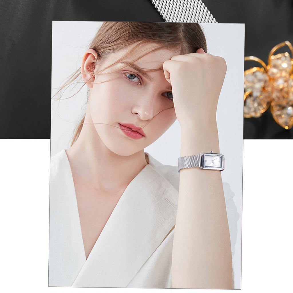 Zegarek damski Zegarek damski Kwadratowy zegarek Minimalistyczny zegarek biznesowy Damski zegarek Junior High Sense Shenzhen