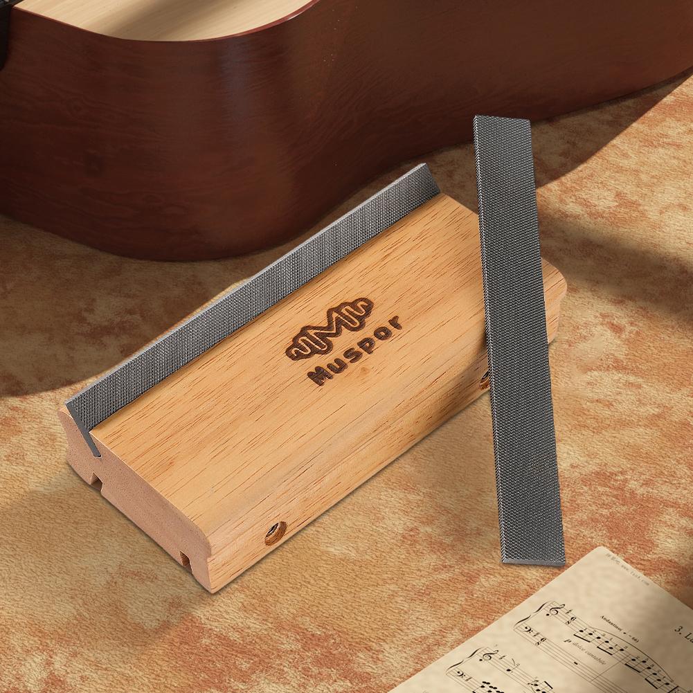 3/23/35 Degree Fingerboard Bevel-Flush File Solid Wood Fret End Trimming File Multi-Purpose for Guitar Bass Fret End Dressing