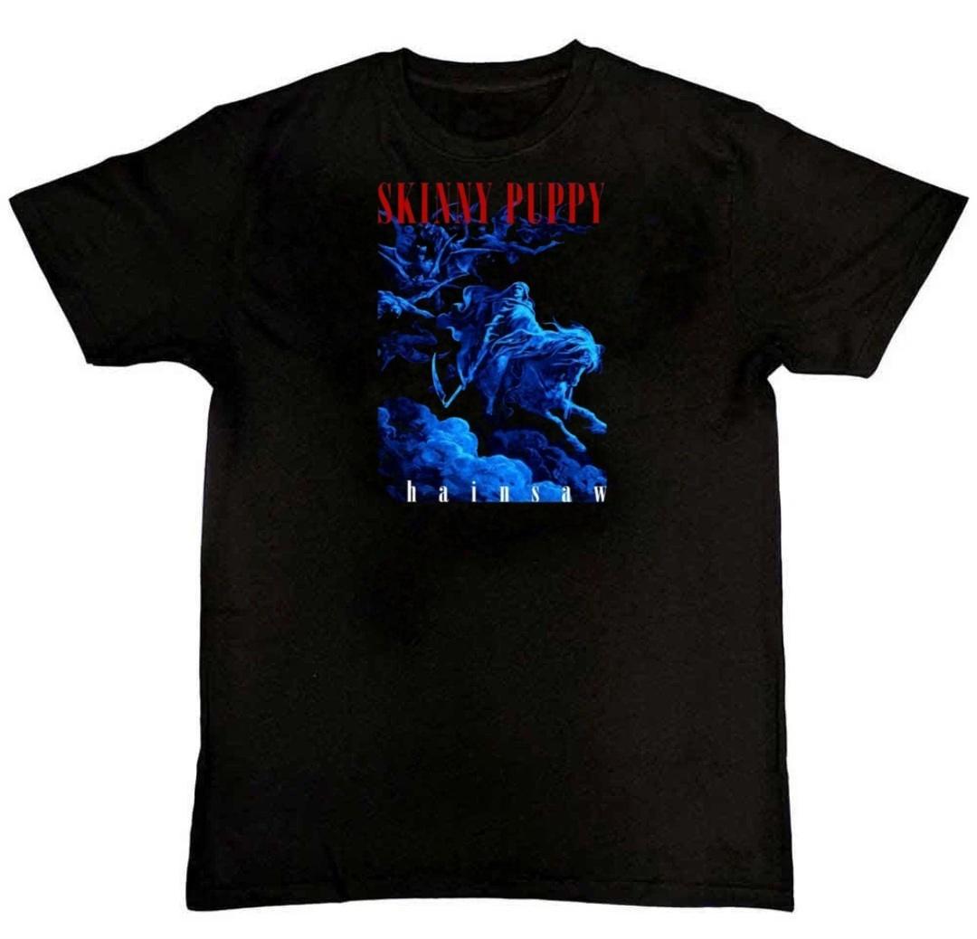 1993 Skinny Puppy Chainsaw Album Graphic Print T-Shirt L