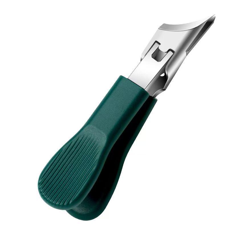 Angled Large Nail Clippers for Ingrown and Thick Toenails - Eagle Beak Pliers Set Large Angled темно-зеленого