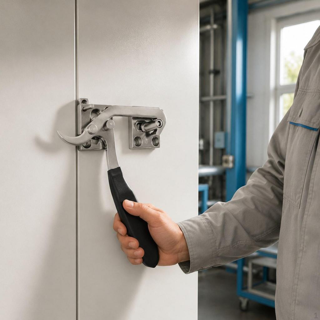Industrial Oven Handle Lock Latch Assemble Adjustable for Airtight Door