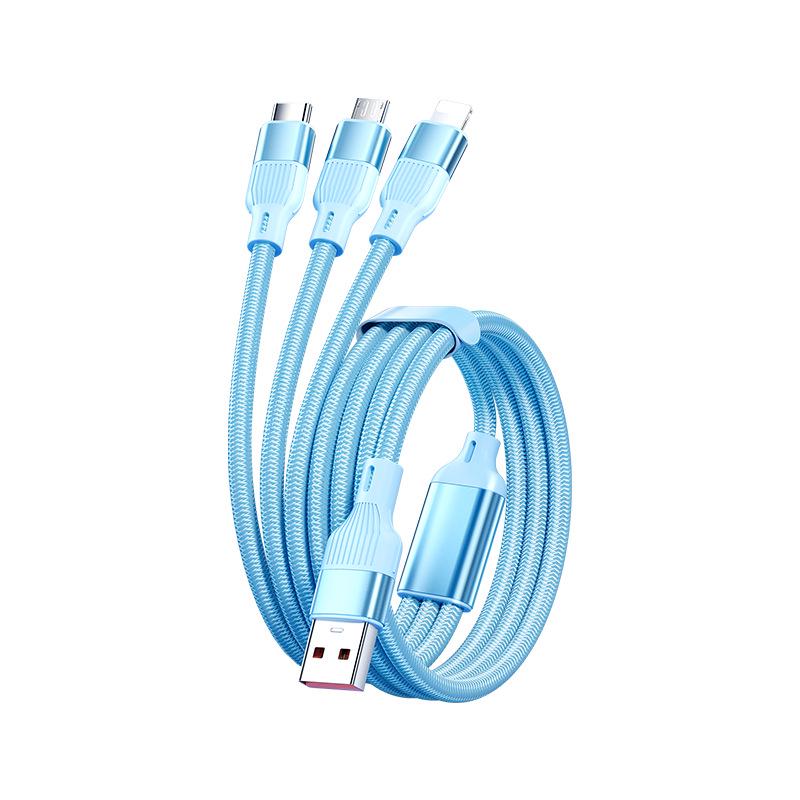 Shun Wang 3-in-1 Fast Charging Cable for Apple, Huawei, Xiaomi, Oppo