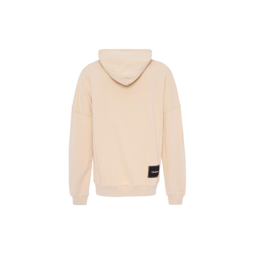 We11done Graffiti V2 Hoodie Beige Unisex Tops Cream WD-TH0-21-529-U-BG