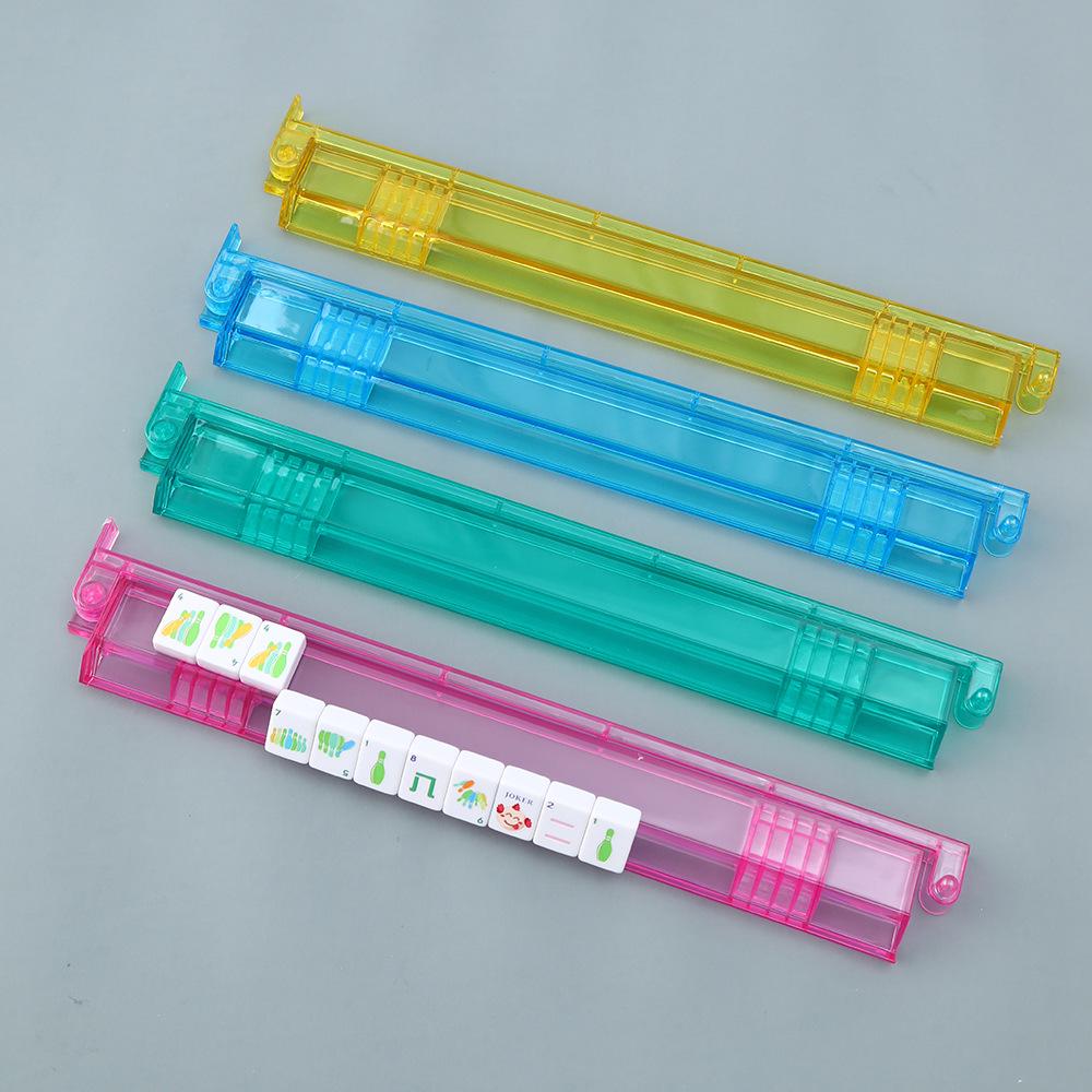American Multi-Color Non-Slip Mahjong Rack and Tile Pusher