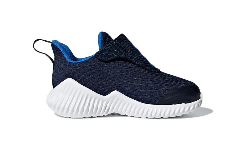 Adidas Fortarun Hook and loop Breathable Low top Toddler Shoes Dark Blue Infant And Toddler BB9262
