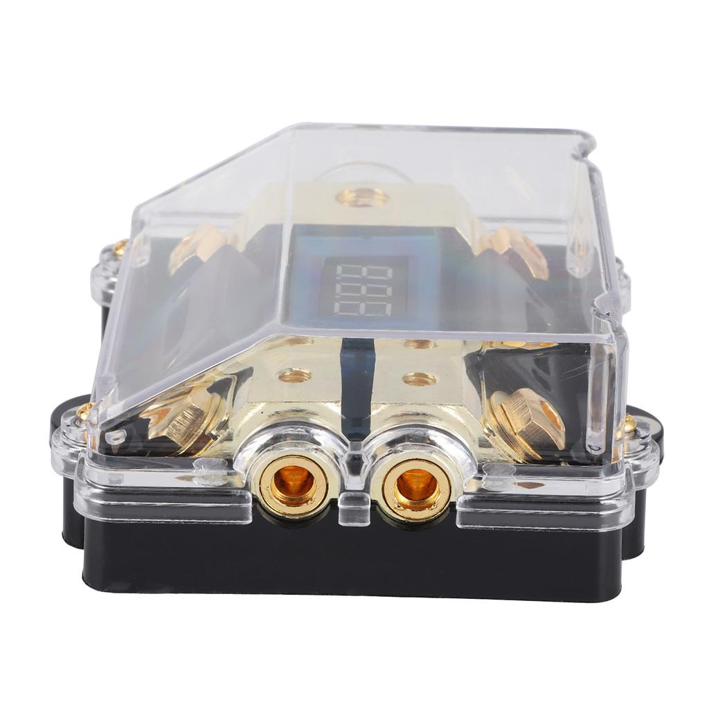 100A Block 1 In 2 Out Halter Halter Block 100A 1 In 2 Out W/LED Digital Spannung Display für Auto Yacht Audio