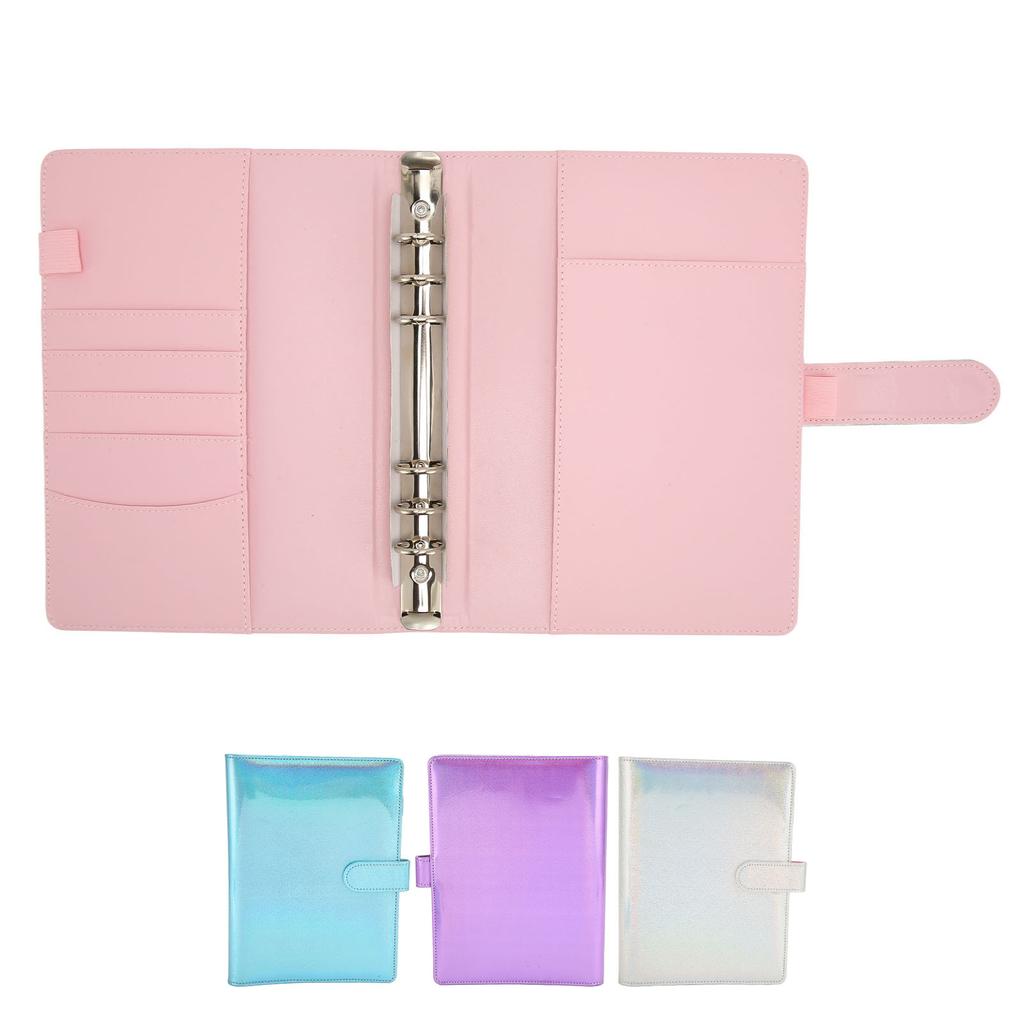 A5  Cover Laser PU Leather Waterproof  Portable 6   Cover for Home School Off