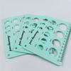 Durable Silicone Size Measure Flange Sizing Tools Nipple Ruler Breast Pump Measurement Tool