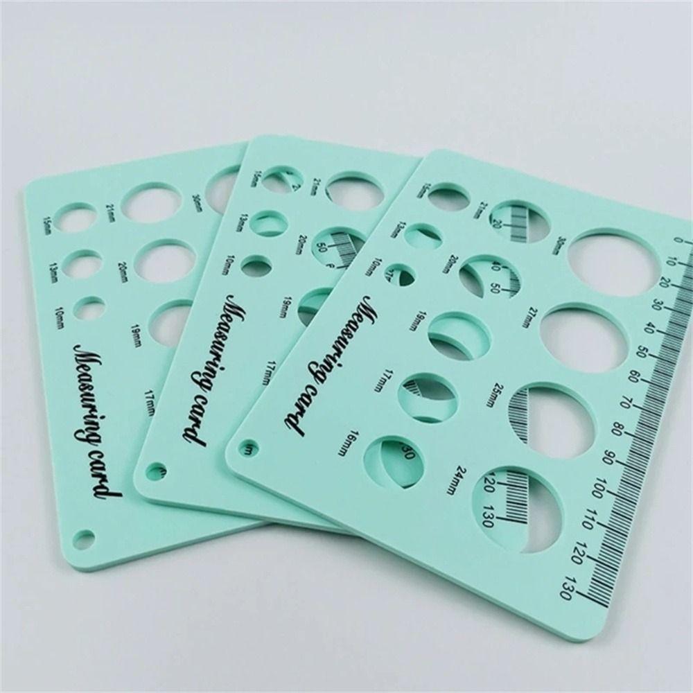 Durable Silicone Size Measure Flange Sizing Tools Nipple Ruler Breast Pump Measurement Tool