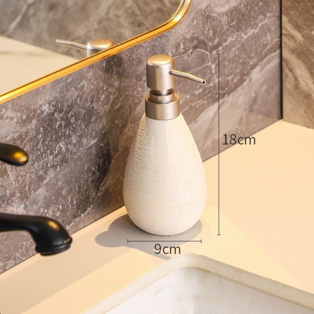Ceramic Hand Sanitizer Bottle Retro Shower Gel Bottle New Lotion Press Bottle