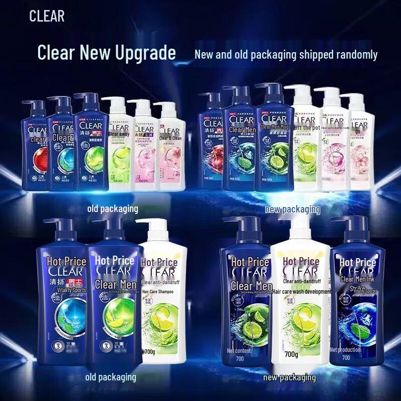 CLEAR Anti-Dandruff Oil Control Refreshing Shampoo 3-Pack