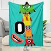 Numberblocks Blanket Soft & Cozy Perfect for Bed Office Chair Office for All Occasions Warmthful Decor Suitable for Gifting Relatives and Friends