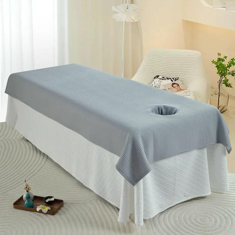 Solid Color High-grade Beauty Massage SPA Club Bedspread Beauty Salon Bed Sheet Therapy Mattress Cover Body Massage Bed Cover